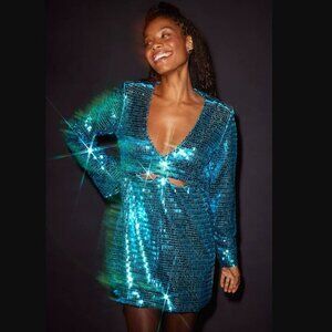 NWT Free People | Tojha | FIORE DRESS | 12/Large, sequin, Taylor Swift Eras Tour